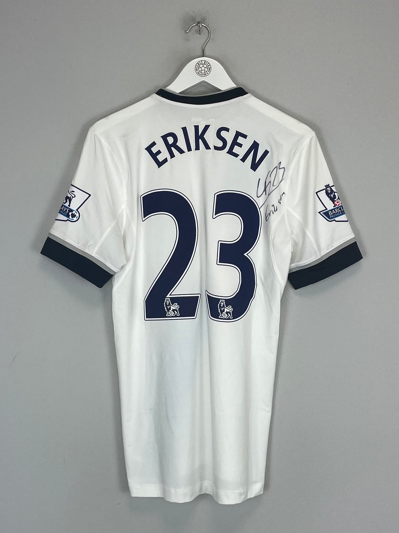 Shop 2015/16 TOTTENHAM ERIKSEN #23 *MATCH ISSUE + SIGNED* HOME SHIRT (M) UNDER ARMOUR, classic football shirts, vintage football shirts & retro soccer jerseys at Cult Kits