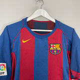 Shop 2004/05 BARCELONA MESSI #30 HOME SHIRT (M) NIKE, classic football shirts, vintage football shirts & retro soccer jerseys at Cult Kits