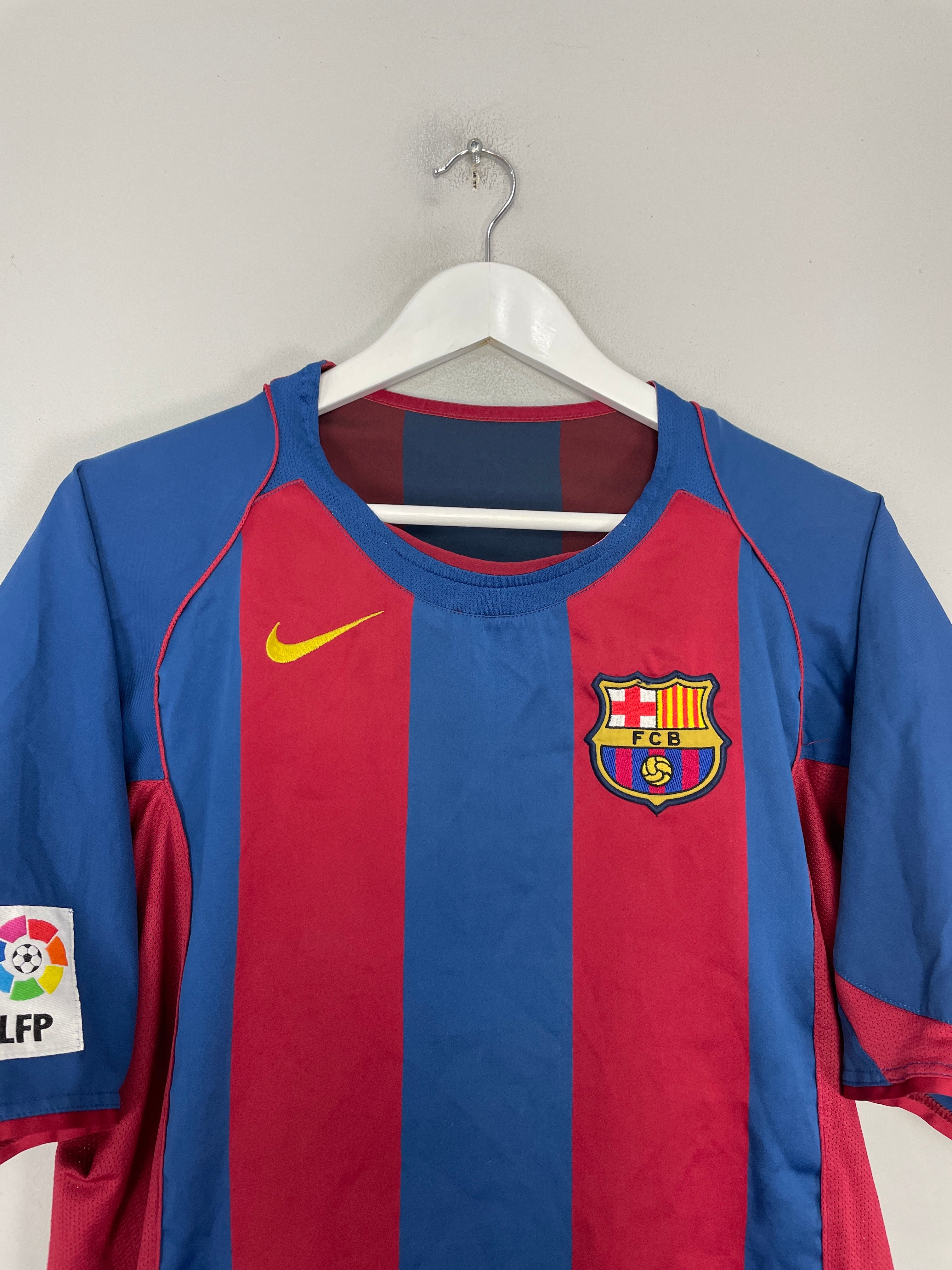 Shop 2004/05 BARCELONA MESSI #30 HOME SHIRT (M) NIKE, classic football shirts, vintage football shirts & retro soccer jerseys at Cult Kits