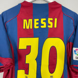 Shop 2004/05 BARCELONA MESSI #30 HOME SHIRT (M) NIKE, classic football shirts, vintage football shirts & retro soccer jerseys at Cult Kits