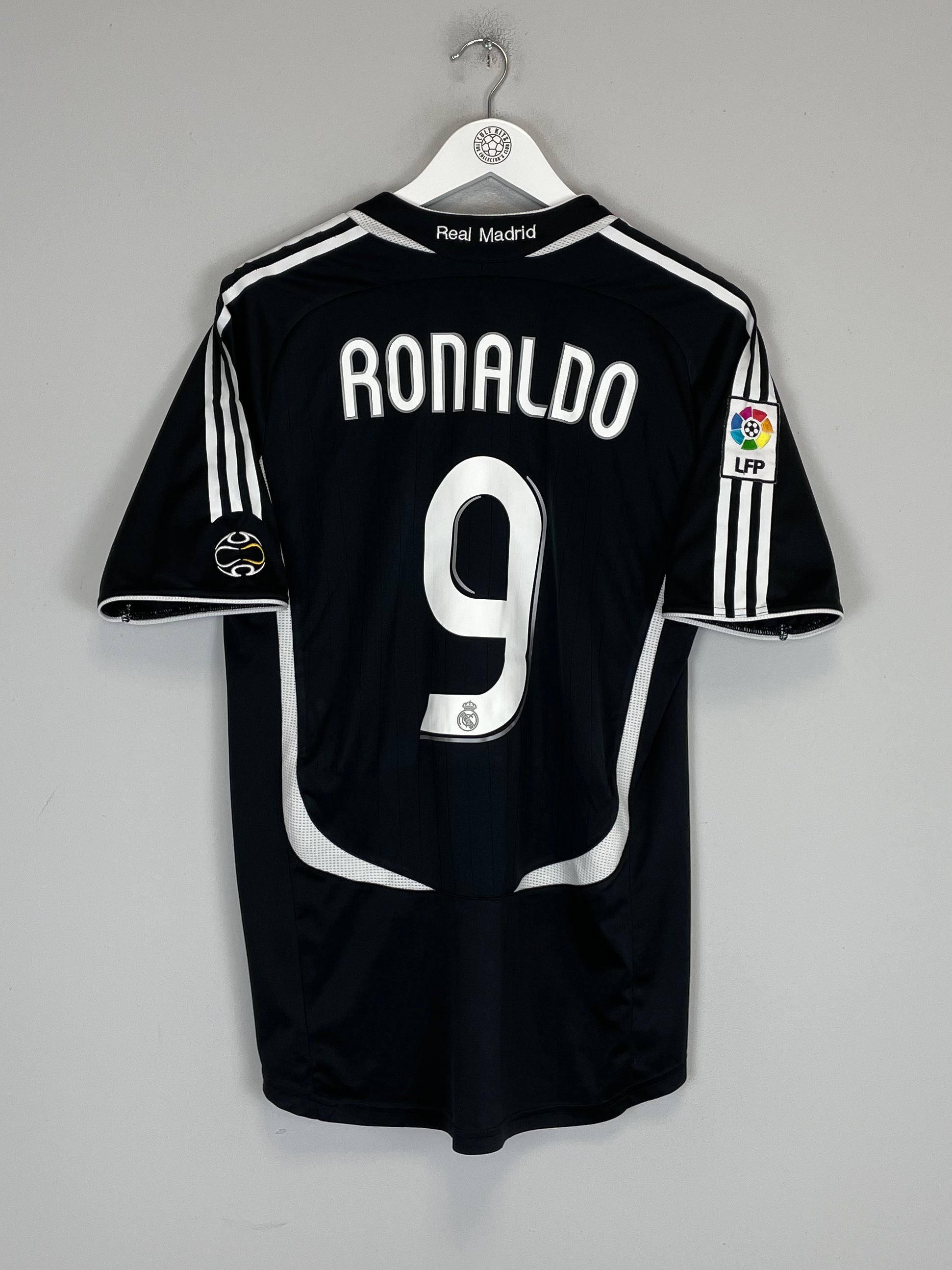 Shop 2006/07 REAL MADRID RONALDO #9 AWAY SHIRT (M) ADIDAS, classic football shirts, vintage football shirts & retro soccer jerseys at Cult Kits