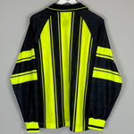 Shop 1997/98 JURASSIC PARK X JAPANESE MOVIE MASHUP *BNWT* L/S SHIRT (M) NIKE, classic football shirts, vintage football shirts & retro soccer jerseys at Cult Kits