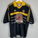 Shop 1998/00 JURASSIC PARK X JAPANESE MOVIE MASHUP SHIRT (L) ADIDAS, classic football shirts, vintage football shirts & retro soccer jerseys at Cult Kits