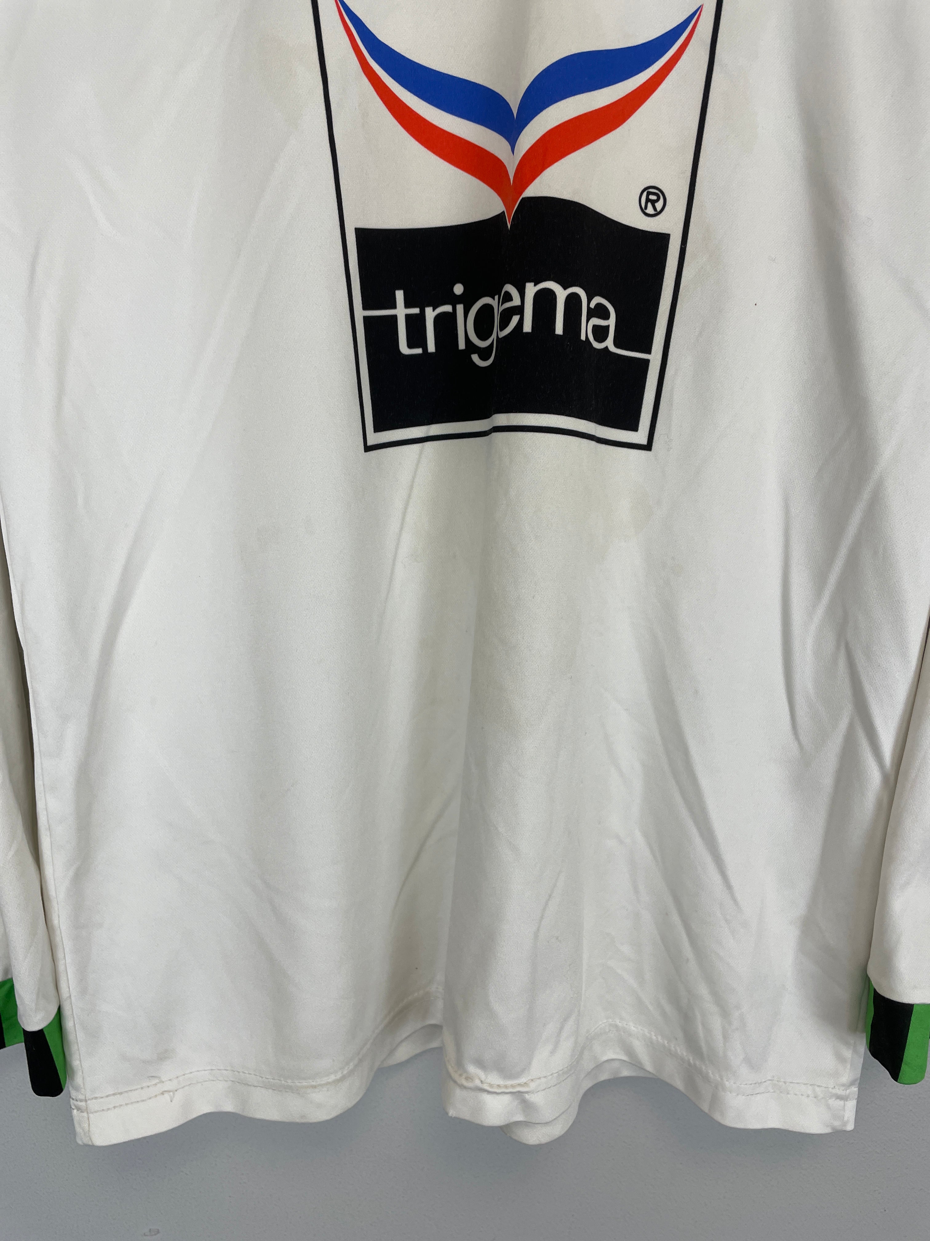 Shop 1992/94 MONCHENGLADBACH L/S HOME SHIRT (S) ASICS, classic football shirts, vintage football shirts & retro soccer jerseys at Cult Kits