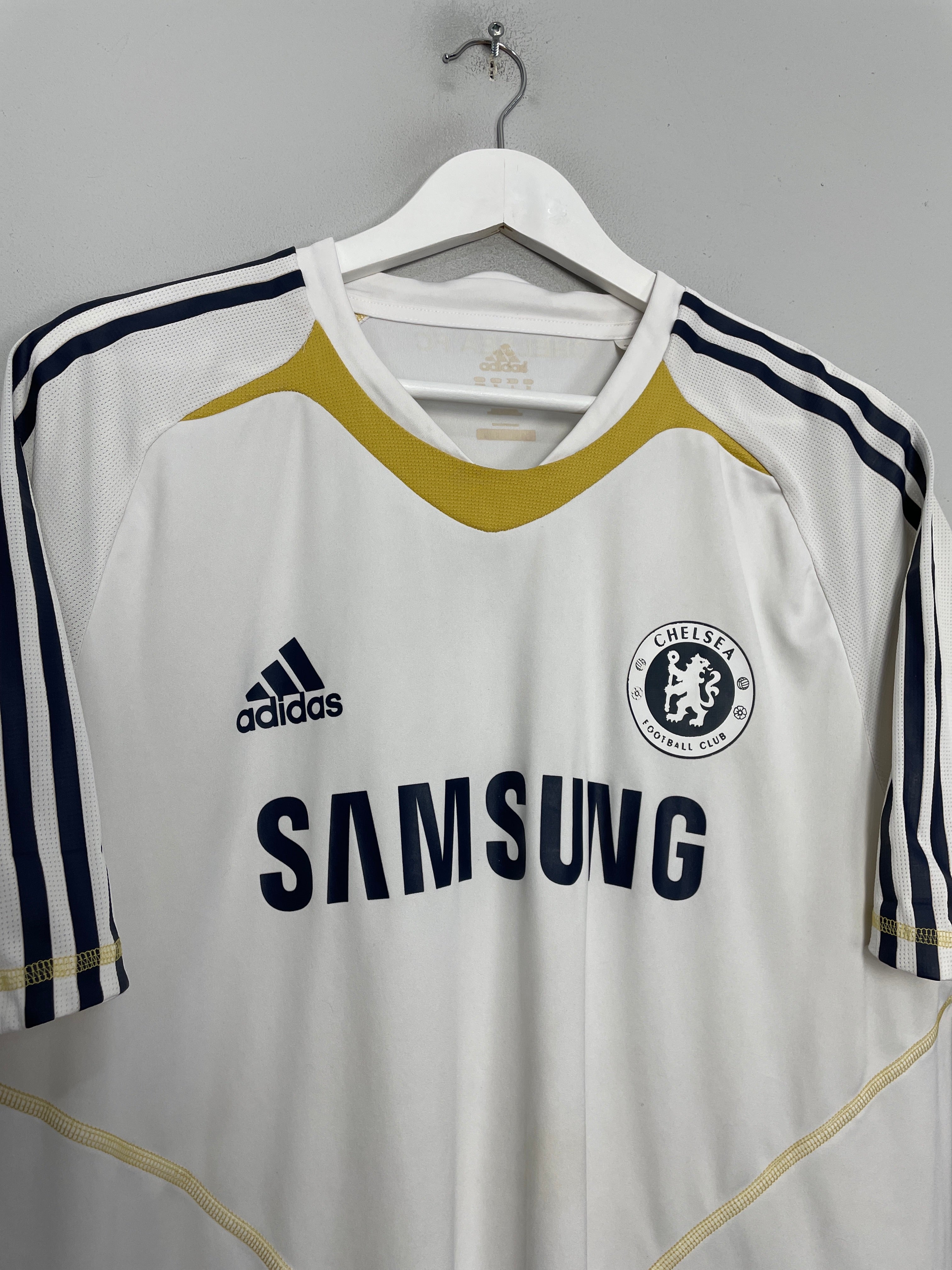 Shop 2010/11 CHELSEA TRAINING SHIRT (XL) ADIDAS, classic football shirts, vintage football shirts & retro soccer jerseys at Cult Kits