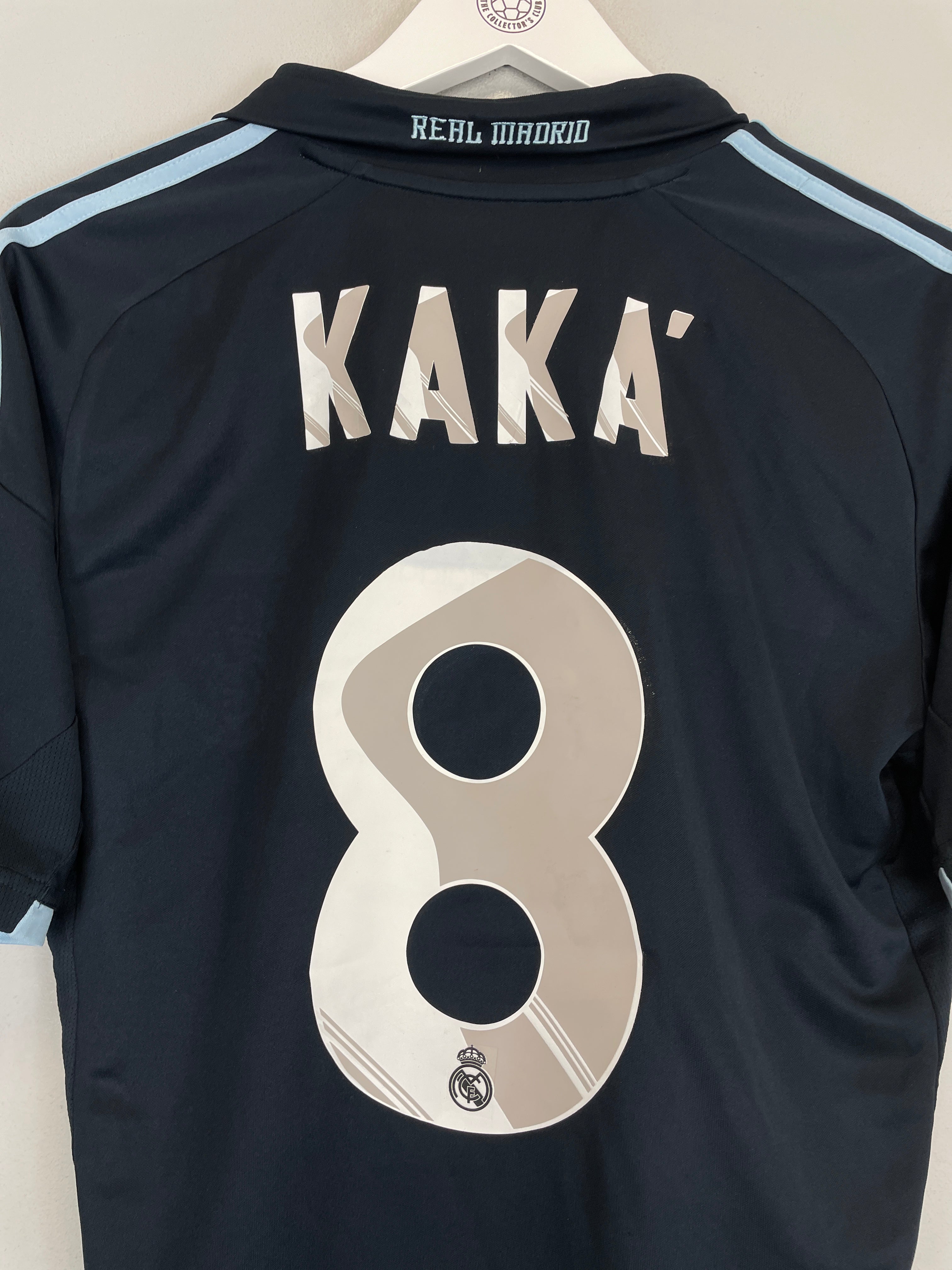 Shop 2009/10 REAL MADRID KAKA #8 THIRD SHIRT (M) ADIDAS, classic football shirts, vintage football shirts & retro soccer jerseys at Cult Kits