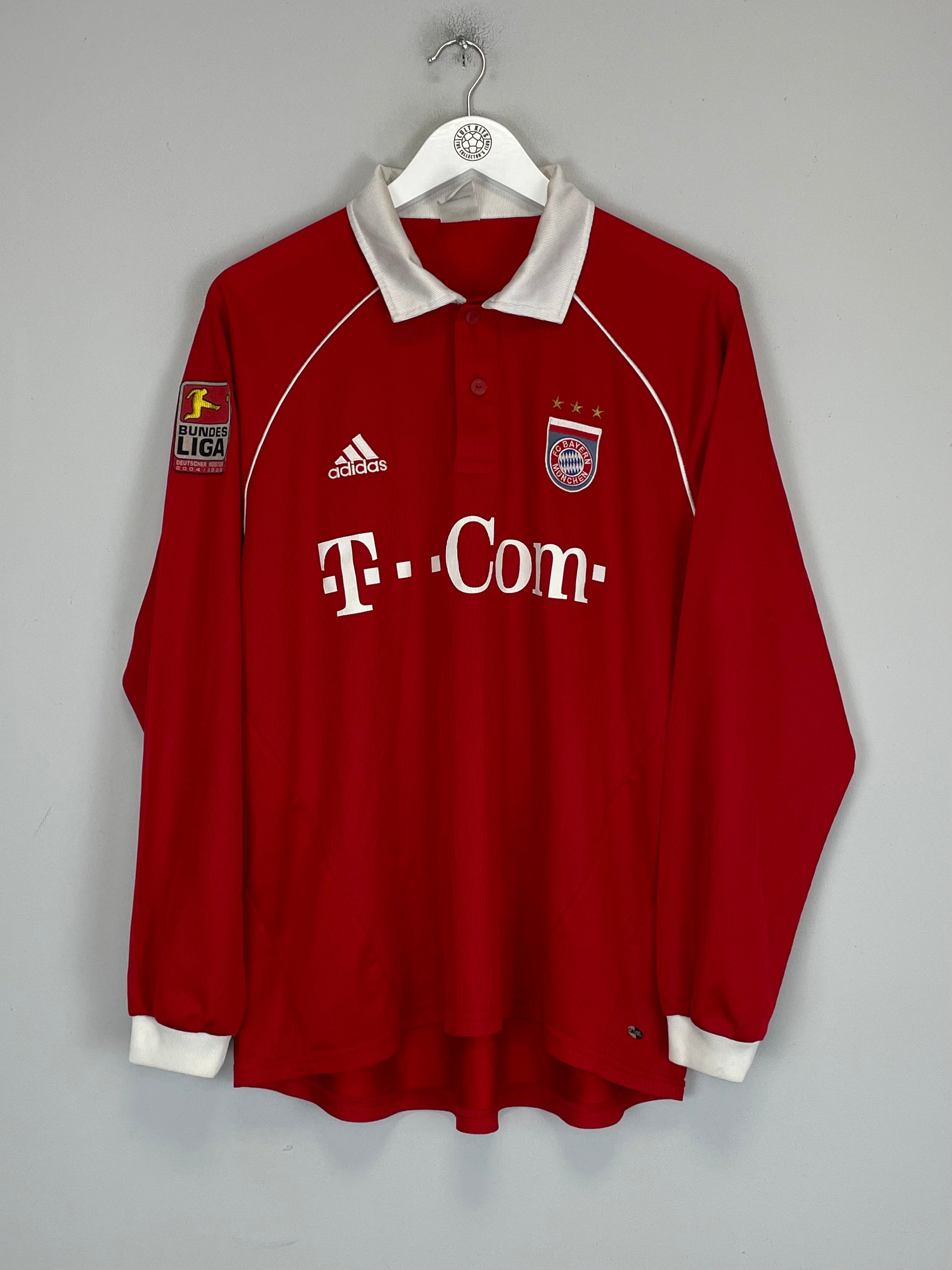 Shop 2005/06 BAYERN MUNICH ISMAEL #25 *MATCH ISSUE* L/S HOME SHIRT (L) ADIDAS, classic football shirts, vintage football shirts & retro soccer jerseys at Cult Kits