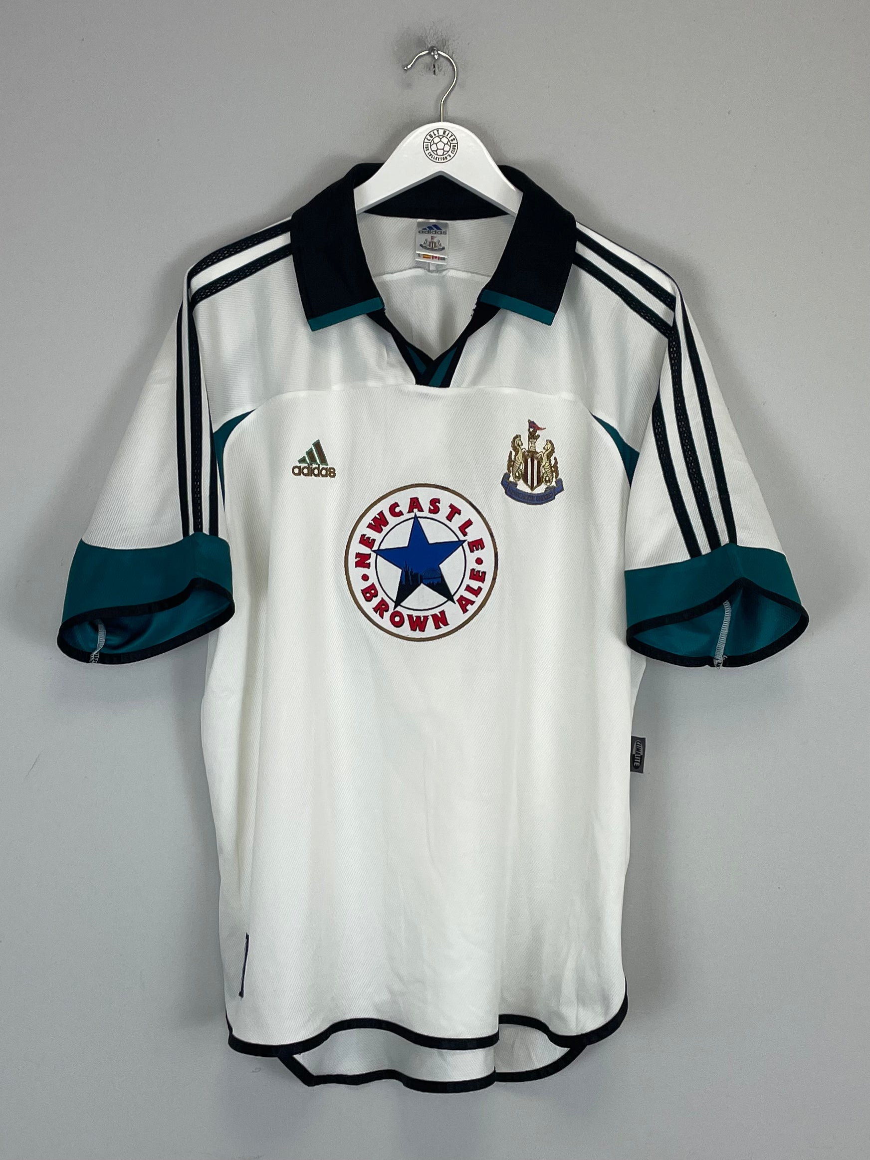 Shop 1999/00 NEWCASTLE UNITED #9 AWAY SHIRT (XL) ADIDAS, classic football shirts, vintage football shirts & retro soccer jerseys at Cult Kits