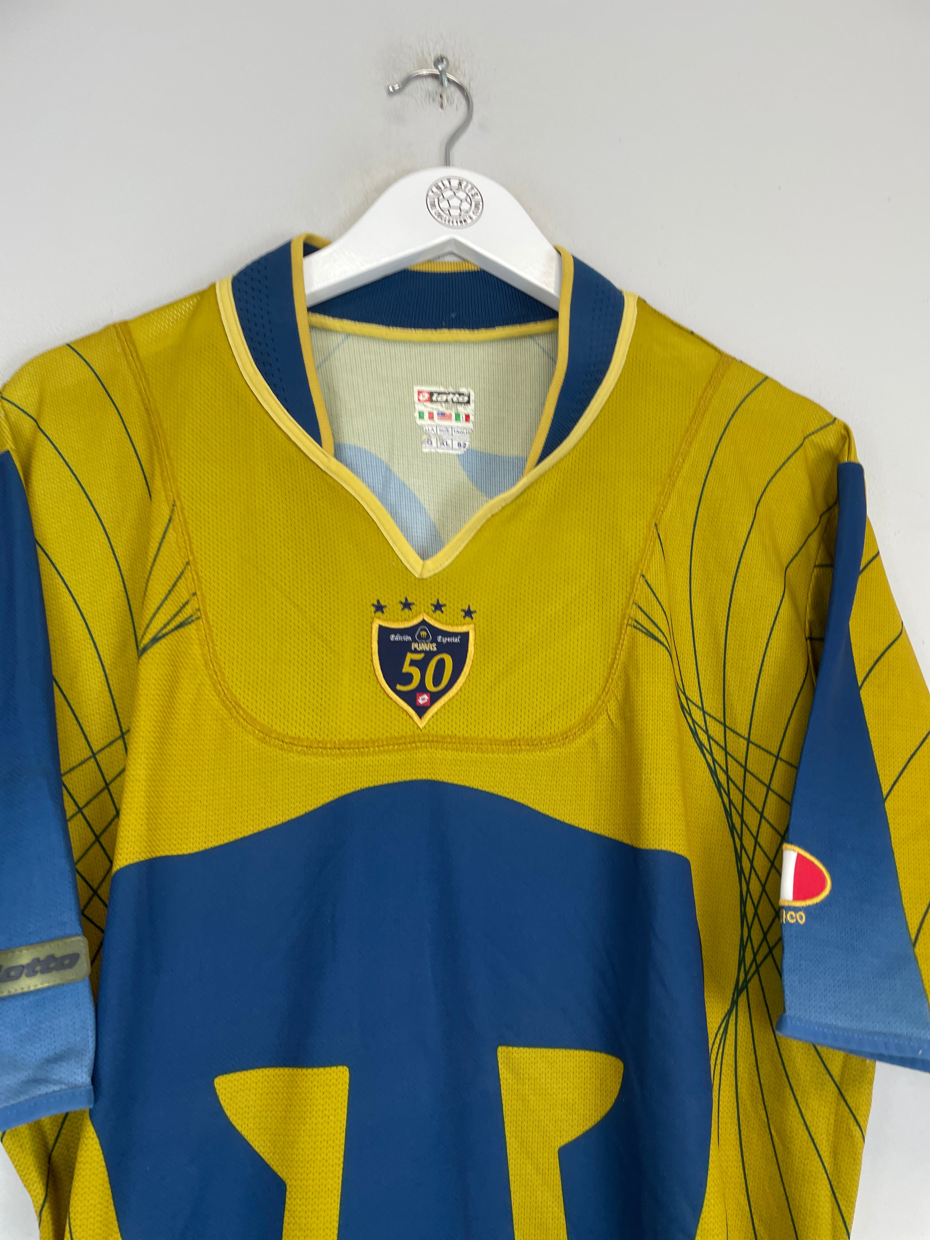 Shop 2003/04 UNAM PUMAS *50 YEARS* SPECIAL SHIRT (XL) LOTTO, classic football shirts, vintage football shirts & retro soccer jerseys at Cult Kits