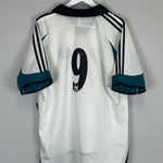 Shop 1999/00 NEWCASTLE UNITED #9 AWAY SHIRT (XL) ADIDAS, classic football shirts, vintage football shirts & retro soccer jerseys at Cult Kits