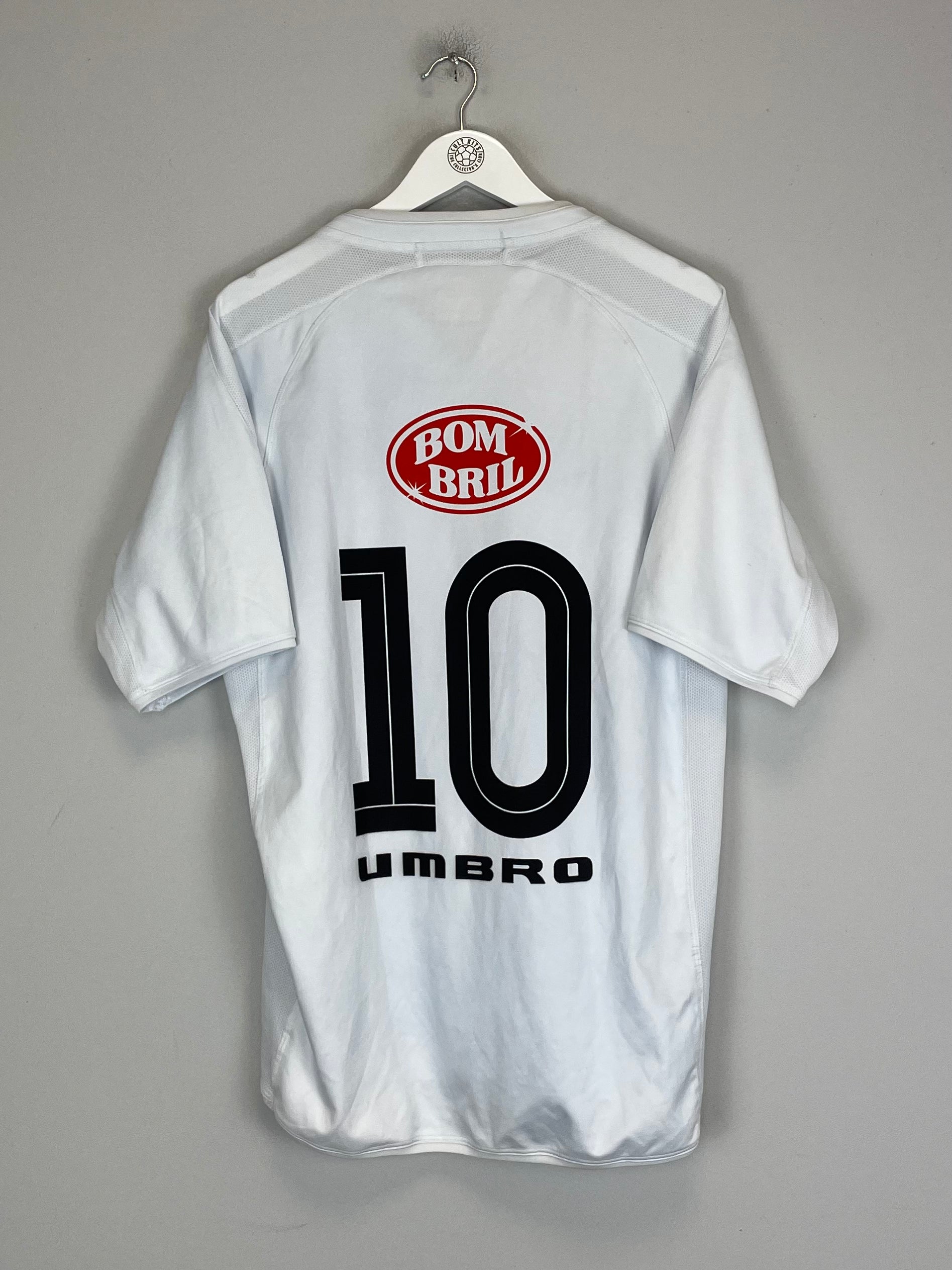 Shop 2002 SANTOS 'CHAMPIONS' HOME SHIRT (XL) UMBRO, classic football shirts, vintage football shirts & retro soccer jerseys at Cult Kits