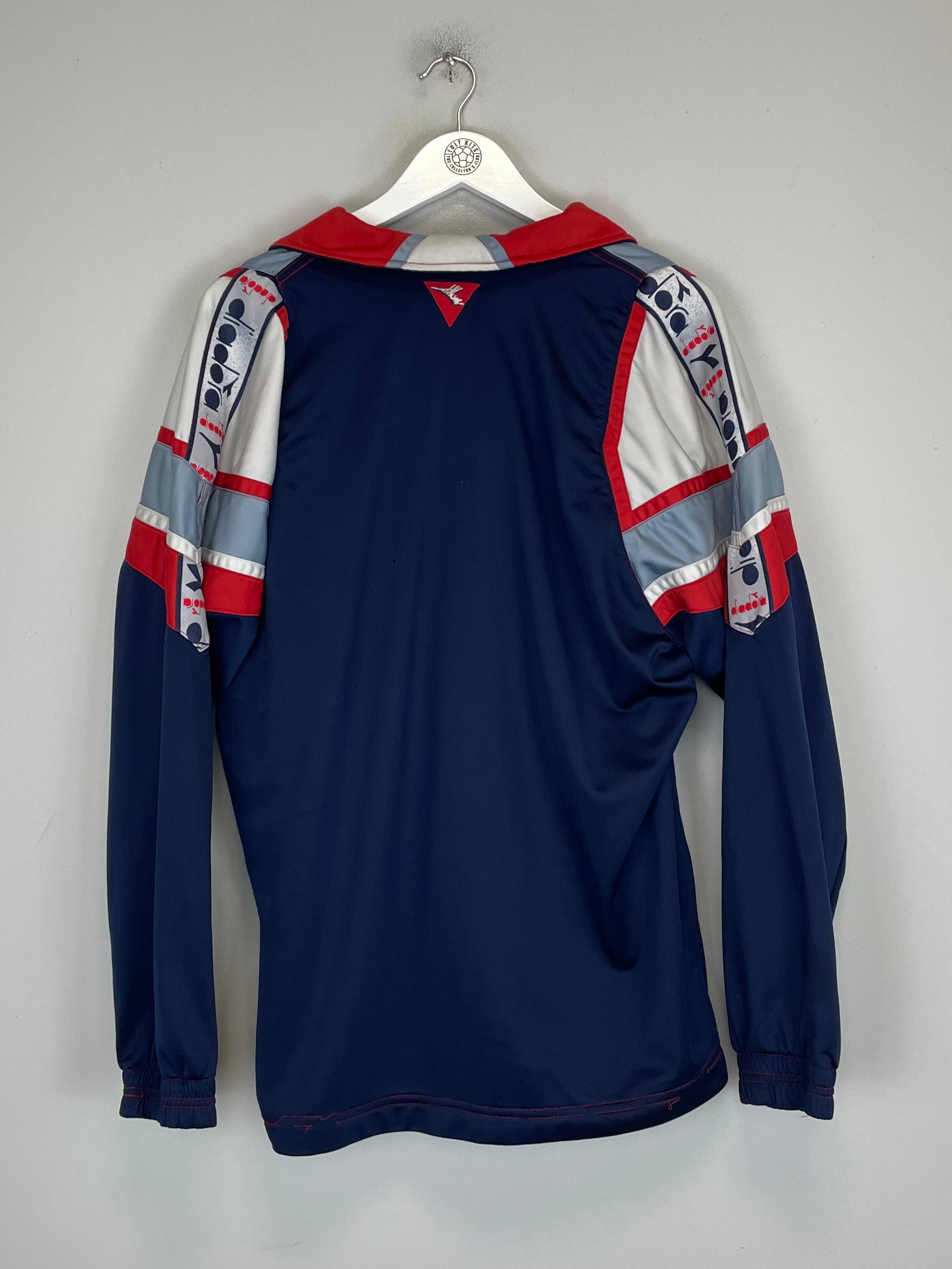 Shop 1996/97 BOLOGNA TRACK JACKET (M) DIADORA, classic football shirts, vintage football shirts & retro soccer jerseys at Cult Kits