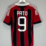2012/13 AC MILAN PATO #9 HOME SHIRT (M) ADIDAS