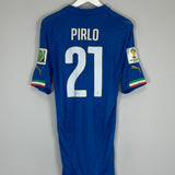 Shop 2014/15 ITALY PIRLO #21 *PLAYER ISSUE* HOME SHIRT (XL) PUMA, classic football shirts, vintage football shirts & retro soccer jerseys at Cult Kits