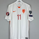 2015 NETHERLANDS ROBBEN #11 AWAY SHIRT (L) NIKE