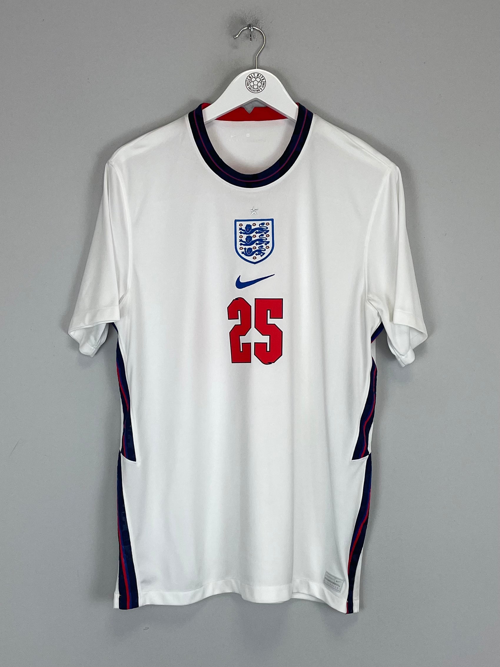 Shop 2020/21 ENGLAND SAKA #25 HOME SHIRT (L) NIKE, classic football shirts, vintage football shirts & retro soccer jerseys at Cult Kits