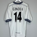 1997/99 TOTTENHAM GINOLA #14 HOME SHIRT (XL) PONY