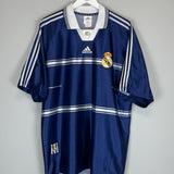 1998/99 REAL MADRID J.M GUTI #14 AWAY SHIRT (XL) ADIDAS