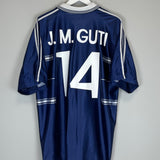 1998/99 REAL MADRID J.M GUTI #14 AWAY SHIRT (XL) ADIDAS
