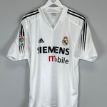 Shop 2005/06 REAL MADRID GUTI HAZ #14 HOME SHIRT (L) ADIDAS, classic football shirts, vintage football shirts & retro soccer jerseys at Cult Kits