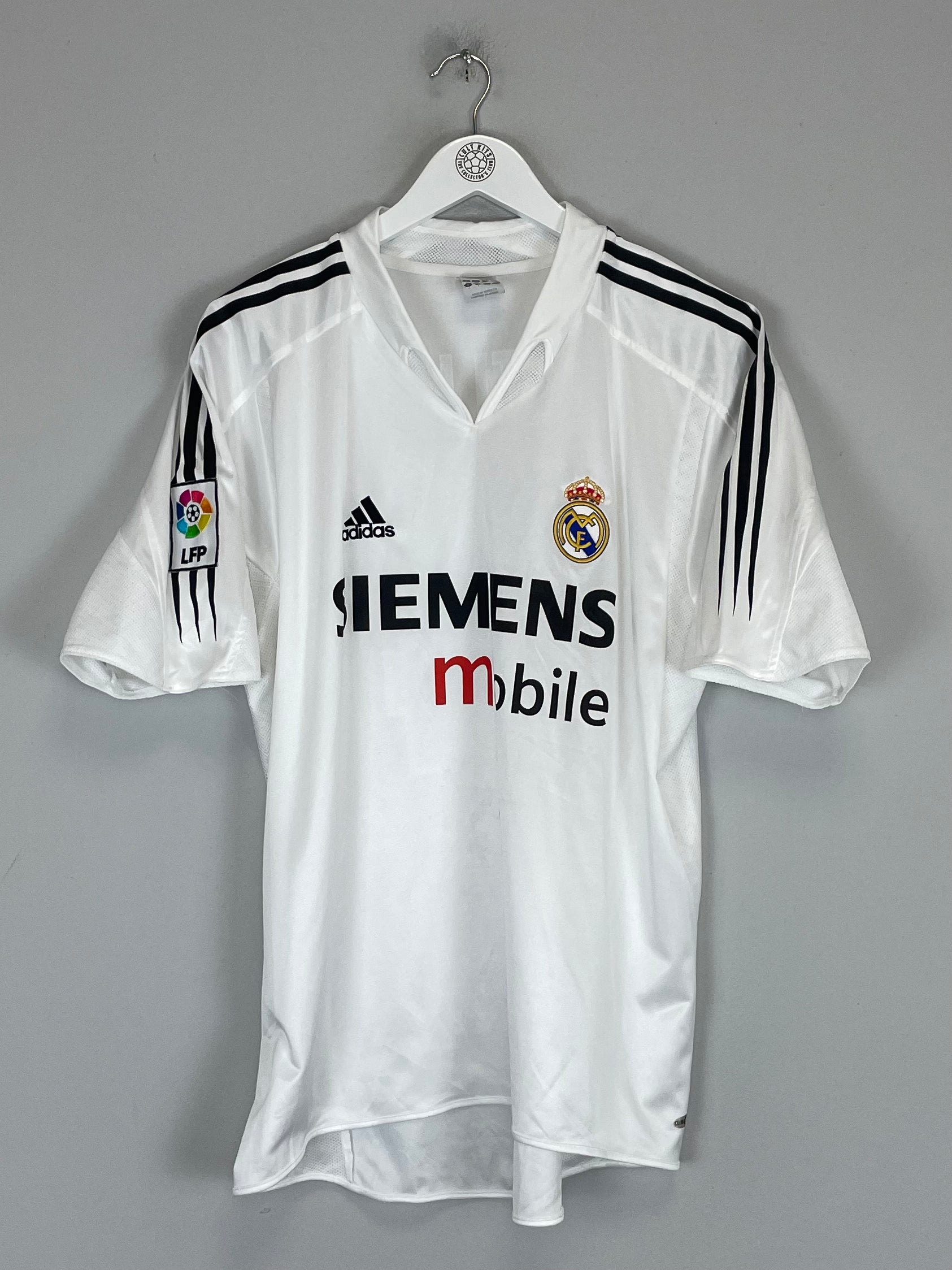 Shop 2005/06 REAL MADRID GUTI HAZ #14 HOME SHIRT (L) ADIDAS, classic football shirts, vintage football shirts & retro soccer jerseys at Cult Kits
