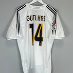 Shop 2005/06 REAL MADRID GUTI HAZ #14 HOME SHIRT (L) ADIDAS, classic football shirts, vintage football shirts & retro soccer jerseys at Cult Kits