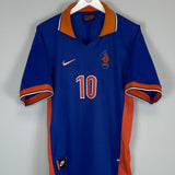 Shop 1997/98 NETHERLANDS SEEDORF #10 AWAY SHIRT (XL) NIKE, classic football shirts, vintage football shirts & retro soccer jerseys at Cult Kits