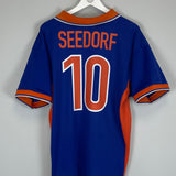 Shop 1997/98 NETHERLANDS SEEDORF #10 AWAY SHIRT (XL) NIKE, classic football shirts, vintage football shirts & retro soccer jerseys at Cult Kits