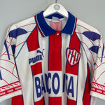 Shop 1997/98 UNION DE SANTA FE HOME SHIRT (L) PUMA, classic football shirts, vintage football shirts & retro soccer jerseys at Cult Kits