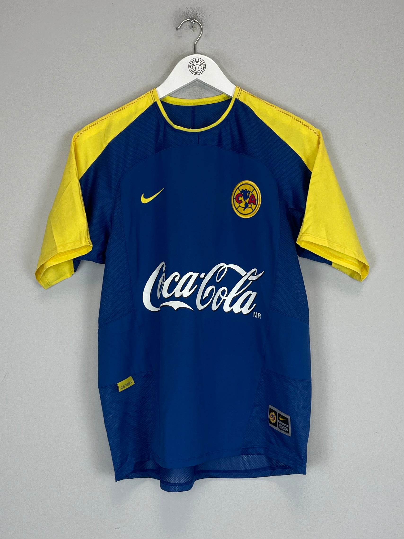 Shop 2004/05 CLUB AMERICA C.BLANCO #10 AWAY SHIRT (M) NIKE, classic football shirts, vintage football shirts & retro soccer jerseys at Cult Kits