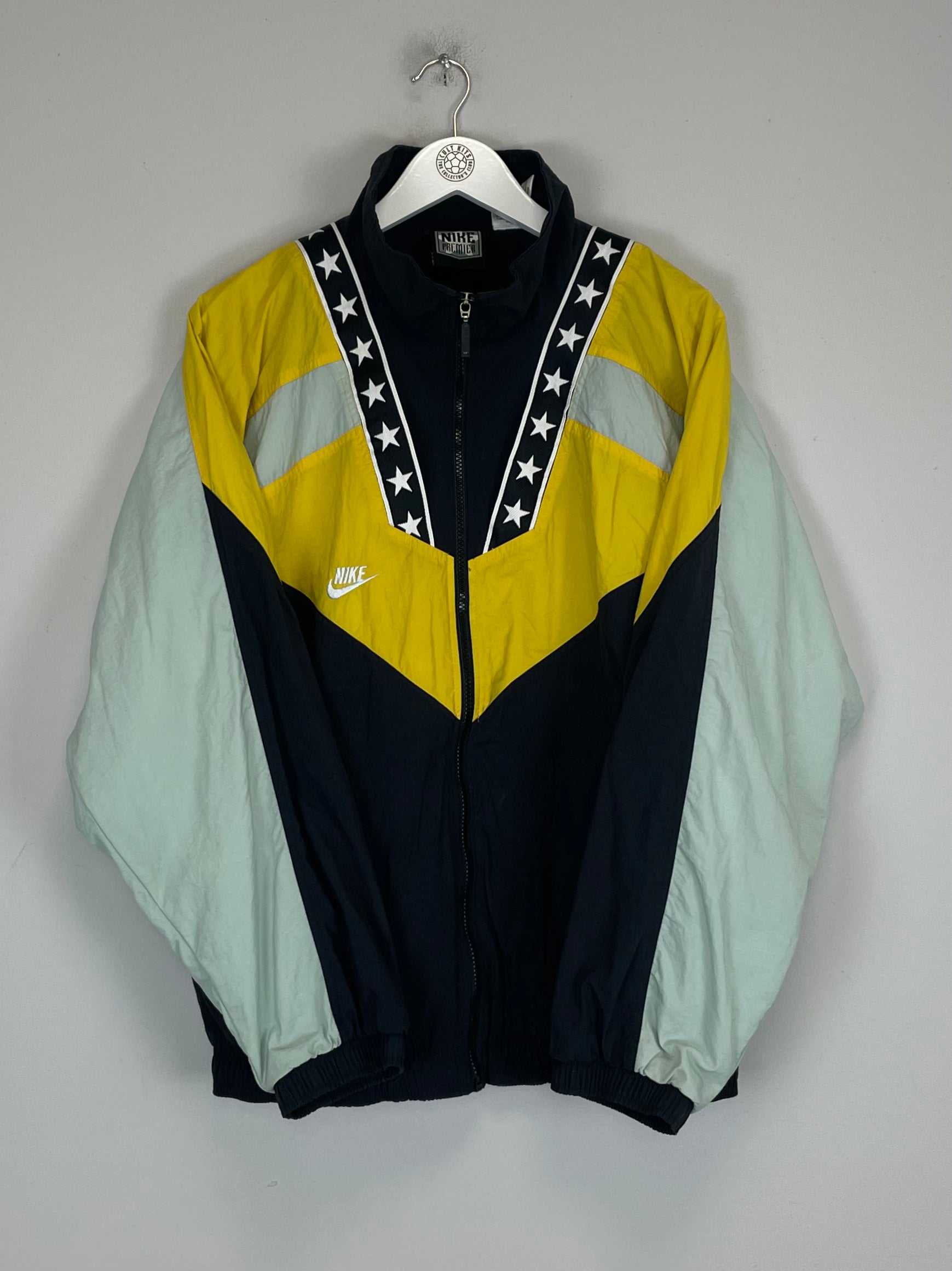 Shop 1994 NIKE PREMIER TRACK JACKET (L) NIKE, classic football shirts, vintage football shirts & retro soccer jerseys at Cult Kits