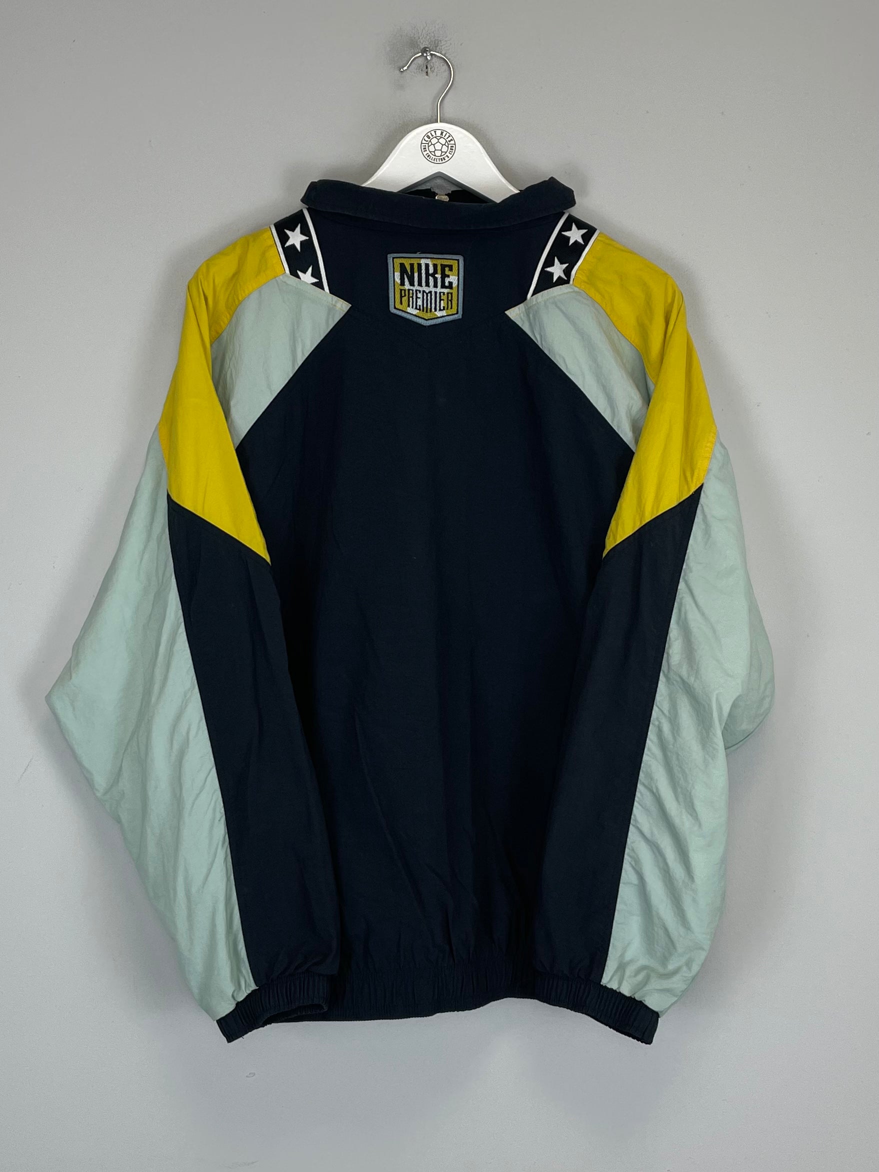 Shop 1994 NIKE PREMIER TRACK JACKET (L) NIKE, classic football shirts, vintage football shirts & retro soccer jerseys at Cult Kits