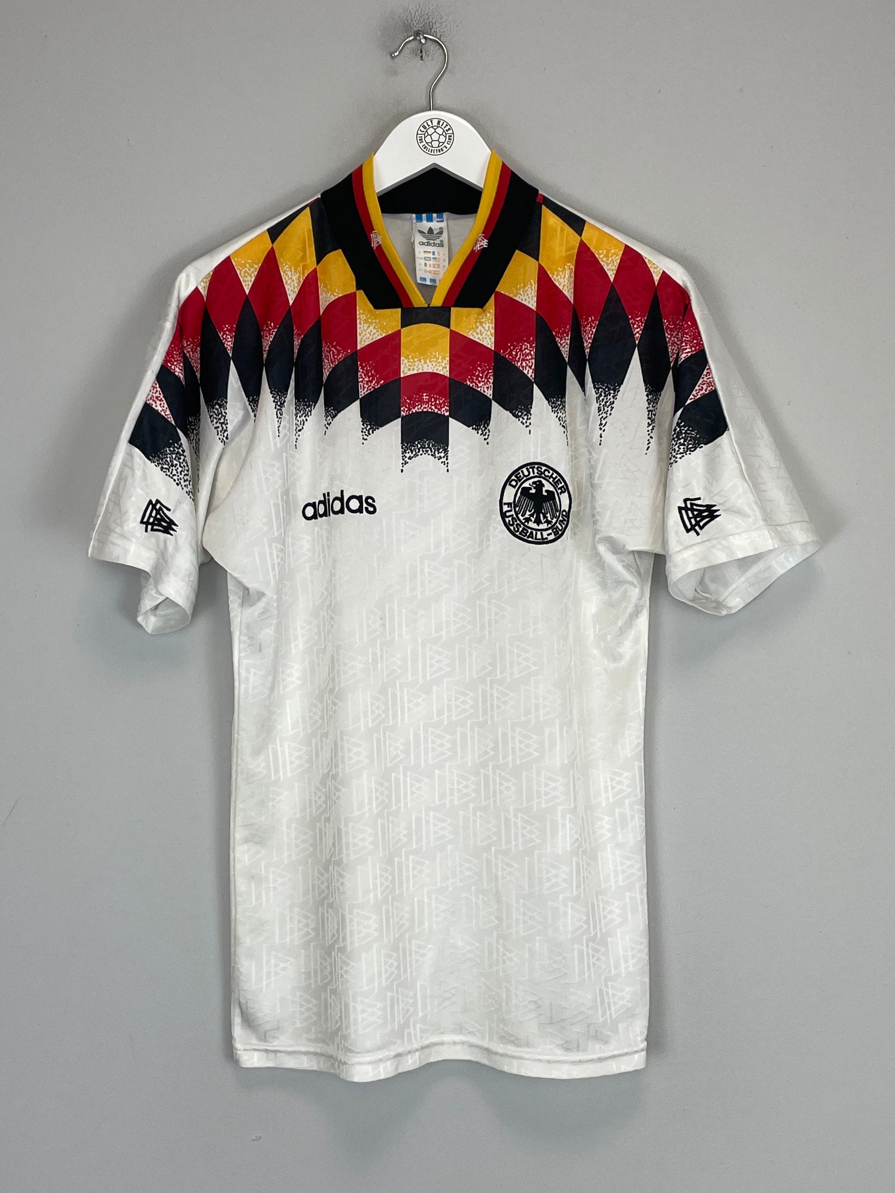 Shop 1994/96 GERMANY HOME SHIRT (S) ADIDAS, classic football shirts, vintage football shirts & retro soccer jerseys at Cult Kits