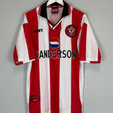 Shop 1997/99 SOUTHAMPTON *MINT* HOME SHIRT (M) PONY, classic football shirts, vintage football shirts & retro soccer jerseys at Cult Kits