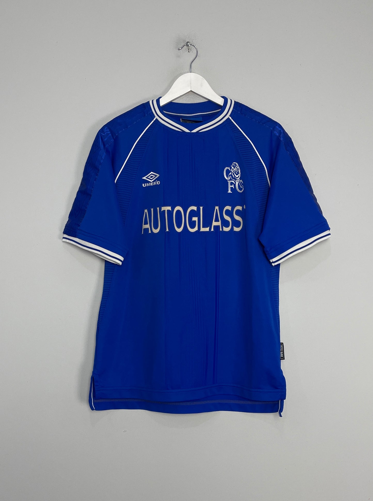 1999/01 CHELSEA ZOLA #25 HOME SHIRT (M) UMBRO