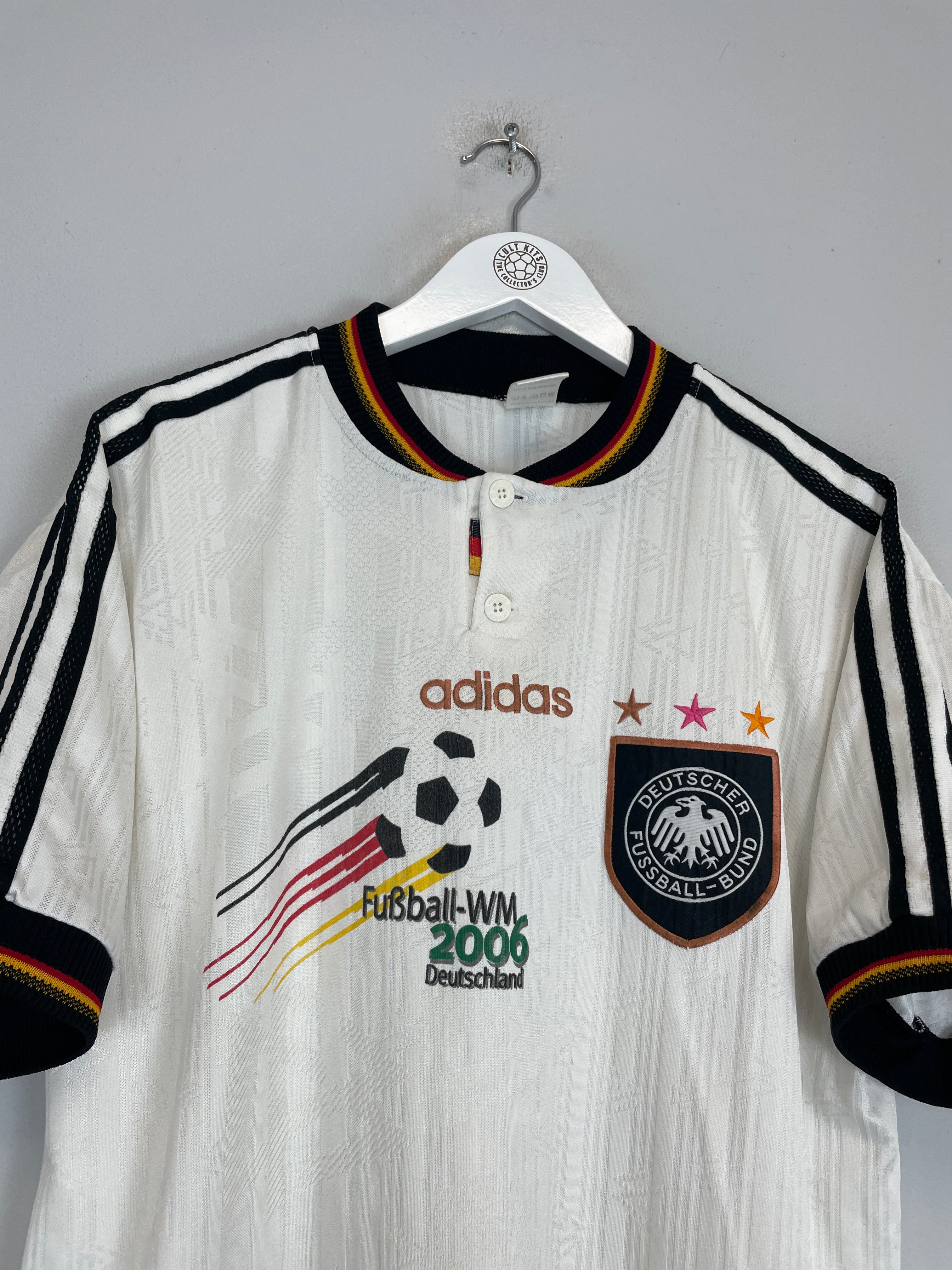 Shop 1996/98 GERMANY 'WM 2006' HOME SHIRT (XL) ADIDAS, classic football shirts, vintage football shirts & retro soccer jerseys at Cult Kits