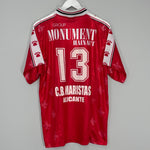 Shop 1998/99 ROYAL EXCEL MOUSCRON #13 HOME SHIRT (L) KELME, classic football shirts, vintage football shirts & retro soccer jerseys at Cult Kits
