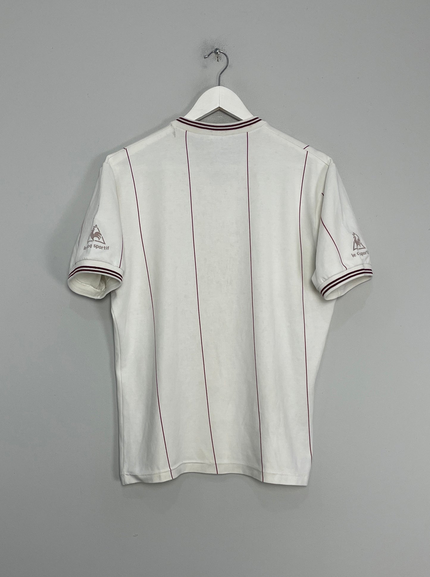 1981/83 ASTON VILLA *EUROPEAN CHAMPIONS* AWAY SHIRT (M) LE COQ
