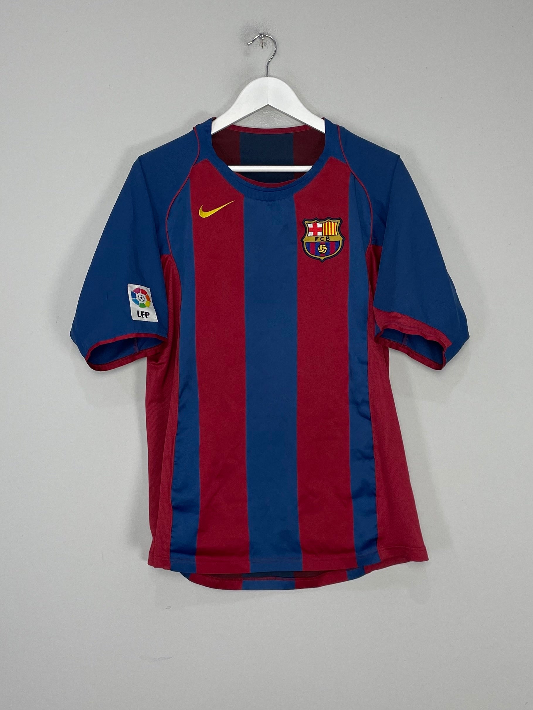 Shop 2004/05 BARCELONA MESSI #30 HOME SHIRT (M) NIKE, classic football shirts, vintage football shirts & retro soccer jerseys at Cult Kits