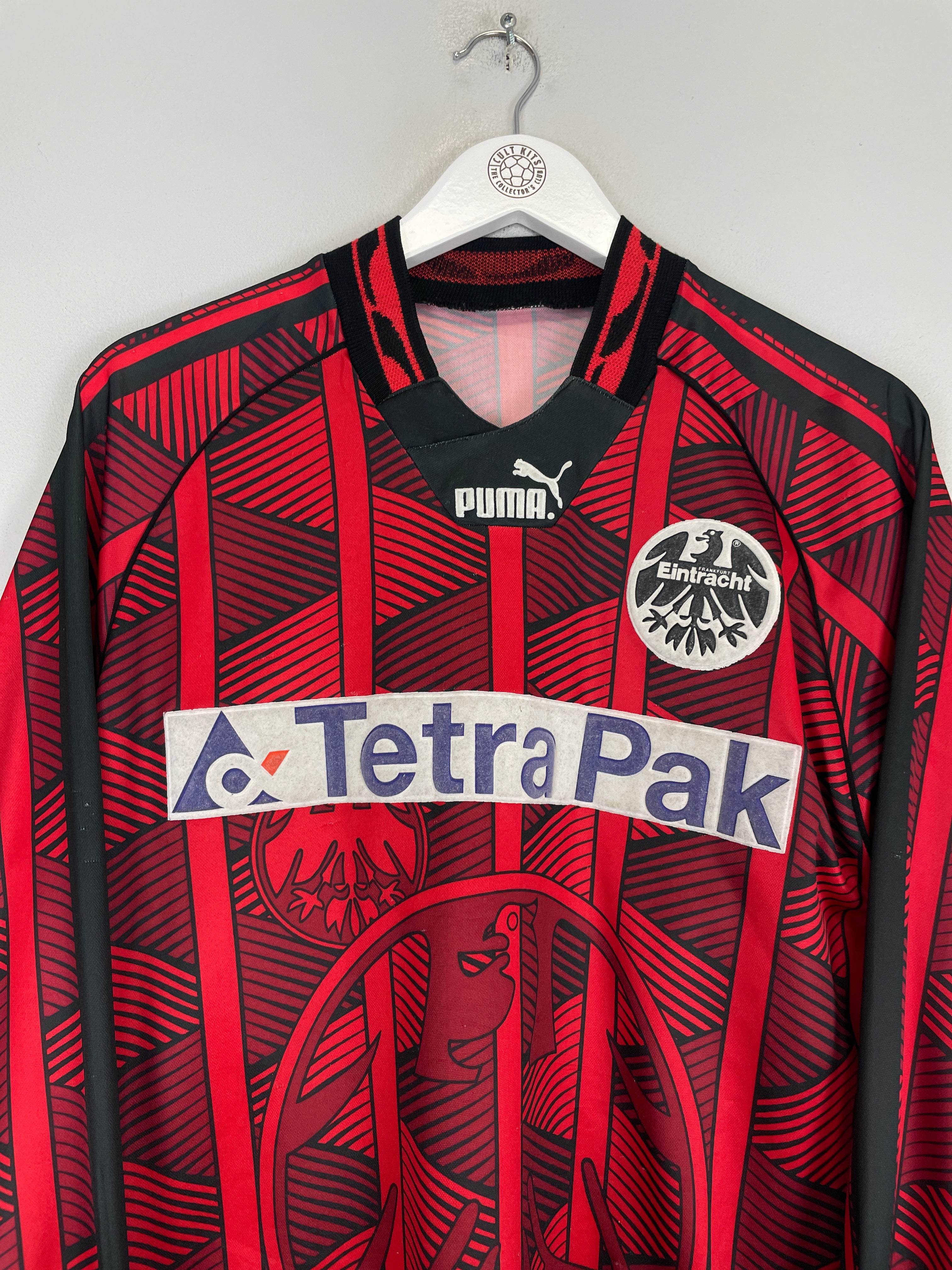 Shop 1995/96 FRANKFURT HOME SHIRT (M) PUMA, classic football shirts, vintage football shirts & retro soccer jerseys at Cult Kits