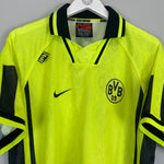 Shop 1996/97 DORTMUND HOME SHIRT (XL) NIKE, classic football shirts, vintage football shirts & retro soccer jerseys at Cult Kits