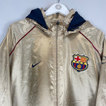 Shop 2001/02 BARCELONA TRACK JACKET (XXL) NIKE, classic football shirts, vintage football shirts & retro soccer jerseys at Cult Kits