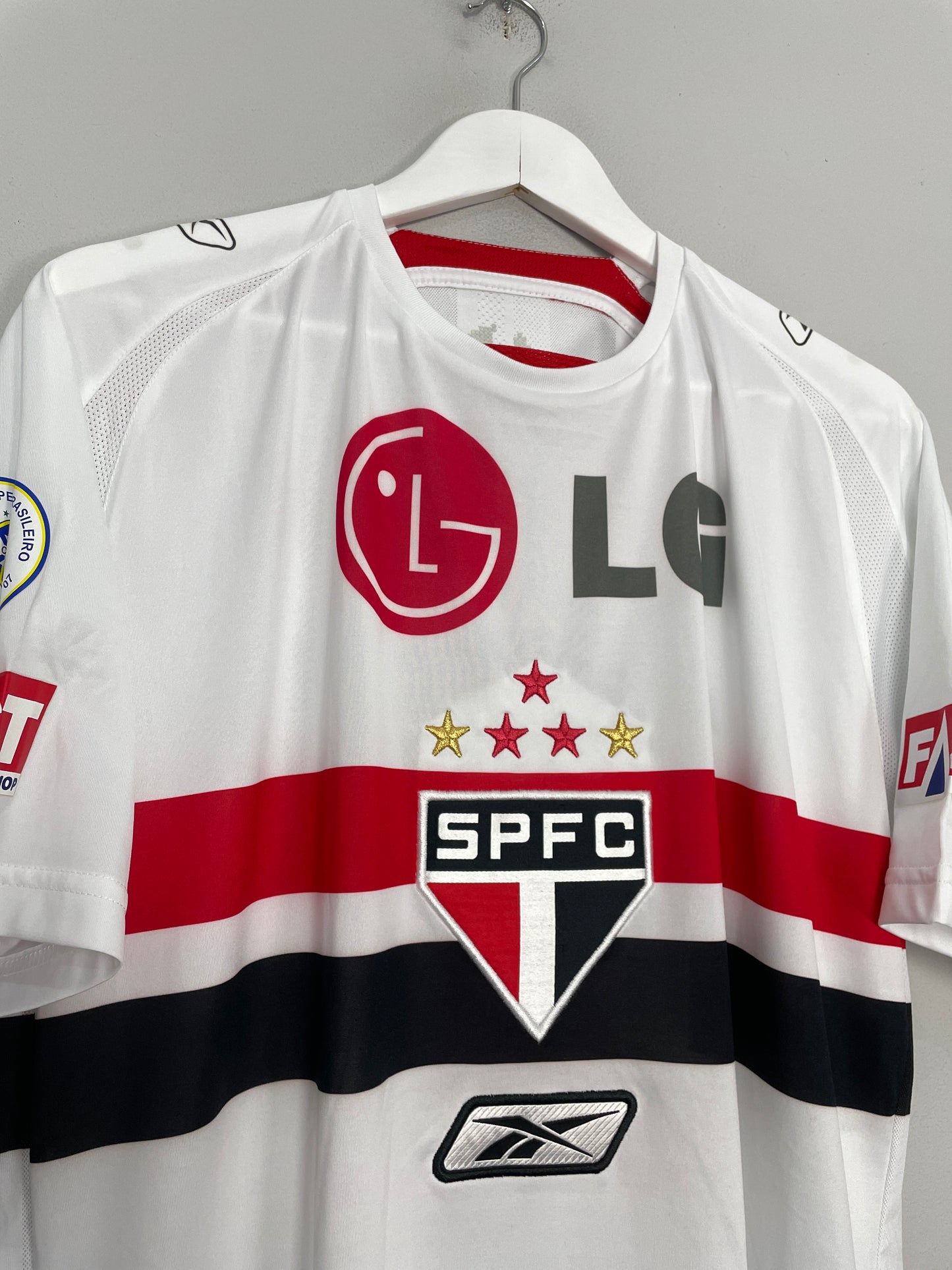 2008/09 SAO PAULO ADRIANO 'X' HOME SHIRT (XL) REEBOK