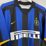 Shop 2002/03 INTER MILAN BATISTUTA #19 HOME SHIRT (XL) NIKE, classic football shirts, vintage football shirts & retro soccer jerseys at Cult Kits
