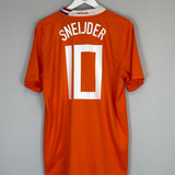 2008/10 NETHERLANDS SNEIJDER #10 HOME SHIRT (L) NIKE
