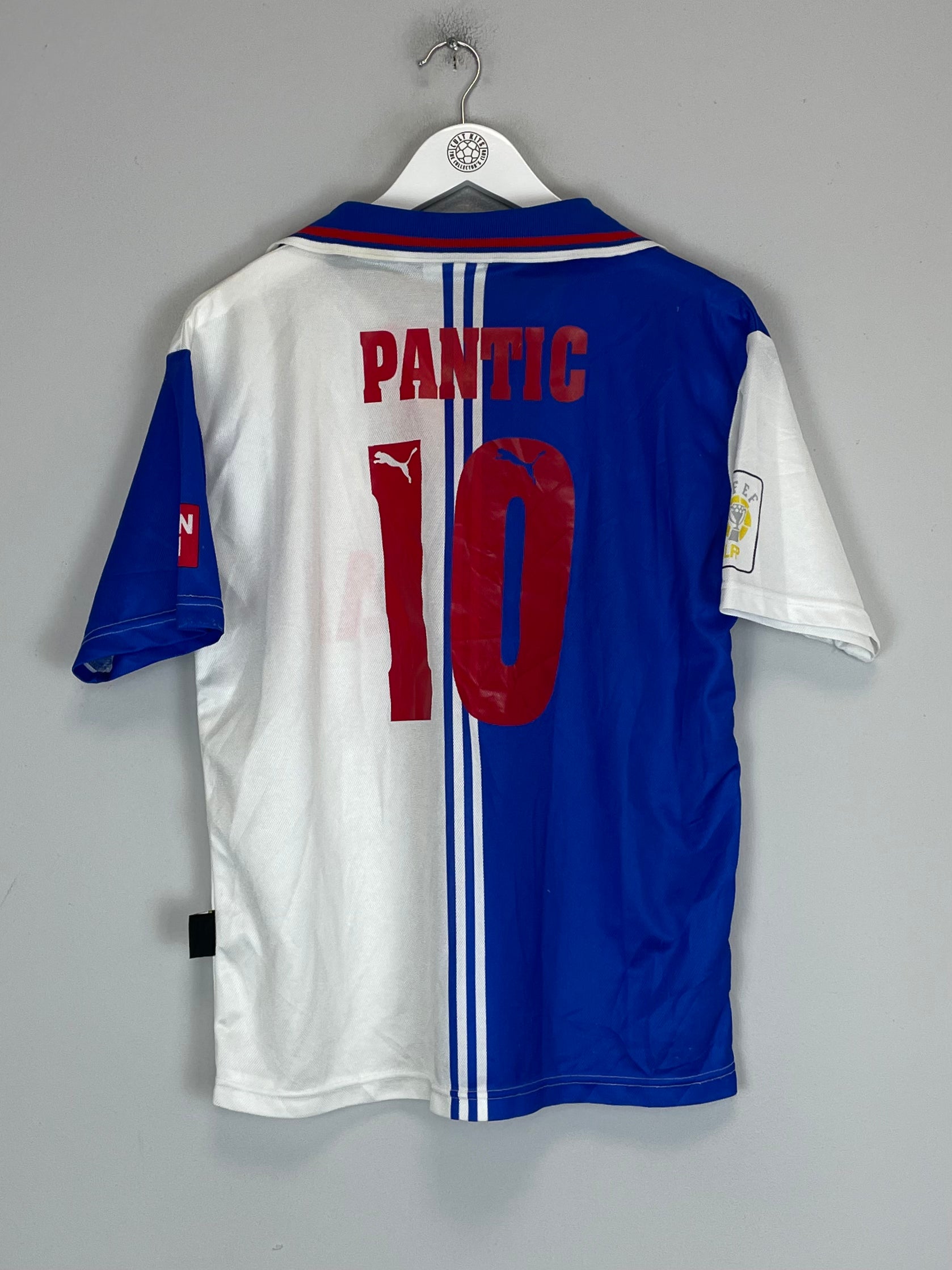 Shop 1996/97 ATLETICO MADRID PANTIC #10 AWAY SHIRT (S) PUMA, classic football shirts, vintage football shirts & retro soccer jerseys at Cult Kits