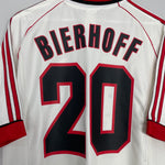 Shop 1998/99 AC MILAN BIERHOFF #20 AWAY SHIRT (XL) ADIDAS, classic football shirts, vintage football shirts & retro soccer jerseys at Cult Kits