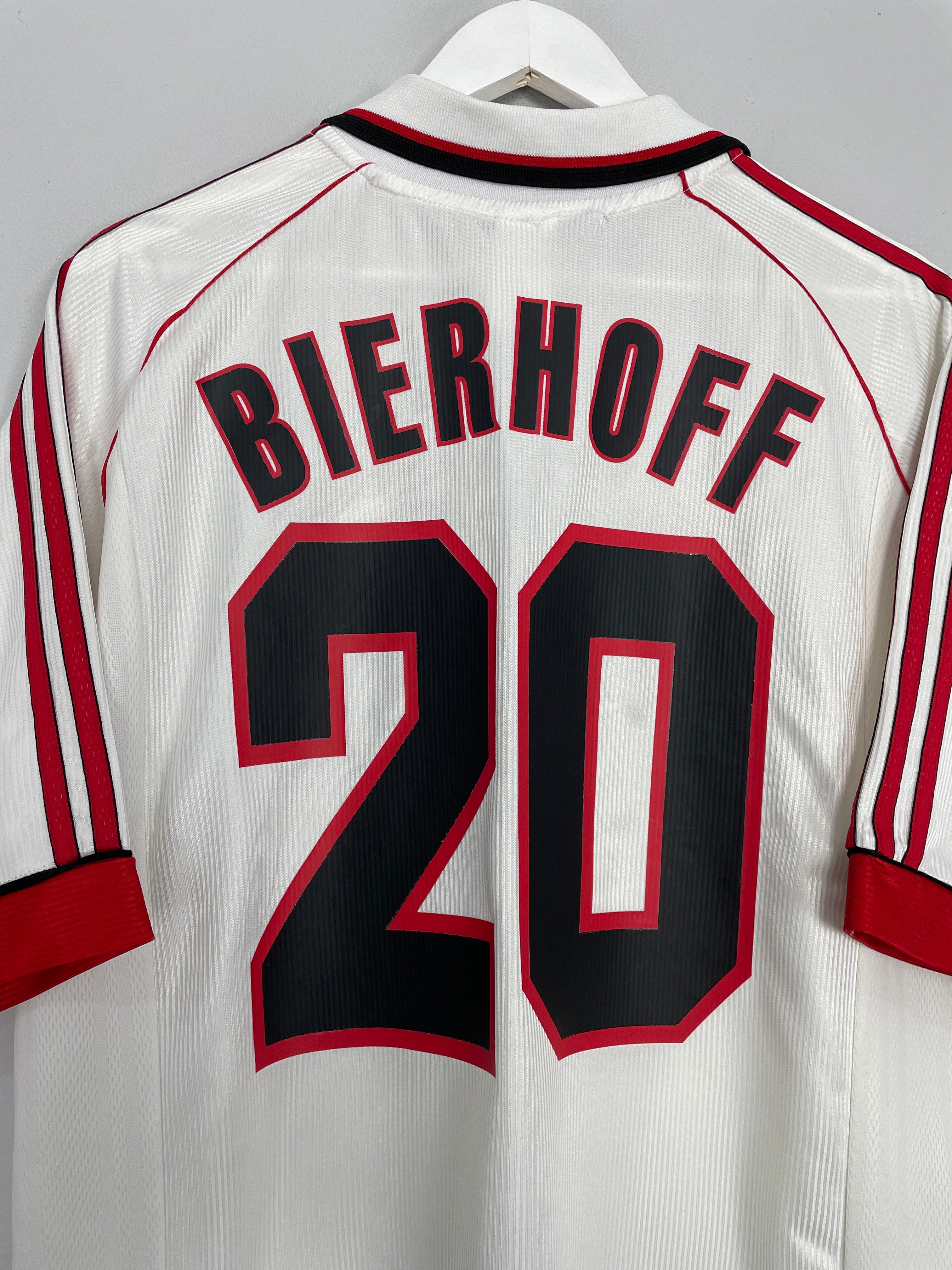 Shop 1998/99 AC MILAN BIERHOFF #20 AWAY SHIRT (XL) ADIDAS, classic football shirts, vintage football shirts & retro soccer jerseys at Cult Kits
