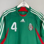 Shop 2007/08 MEXICO R.MARQUEZ #4 HOME SHIRT (M) ADIDAS, classic football shirts, vintage football shirts & retro soccer jerseys at Cult Kits