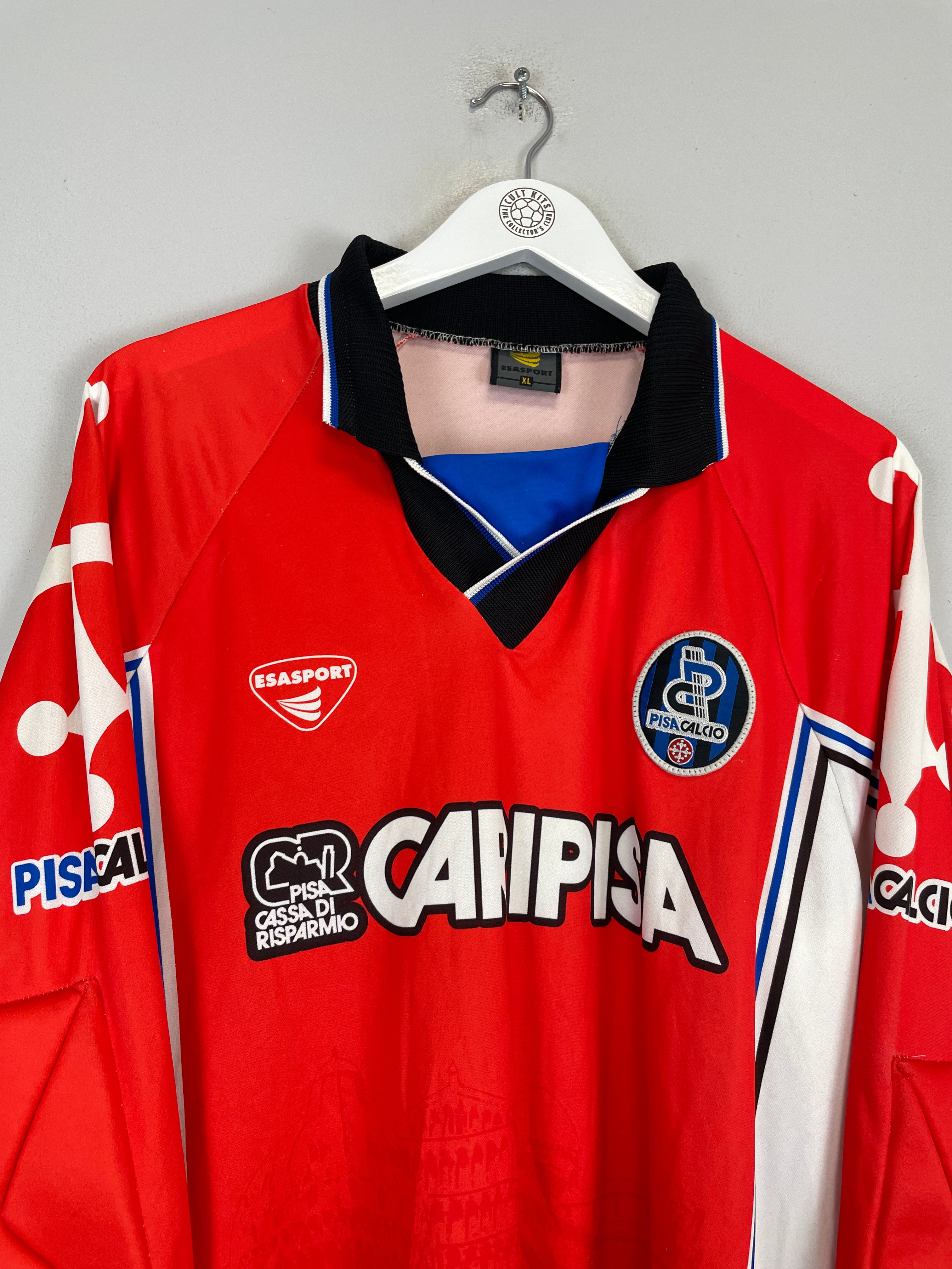 Shop 1999/00 PISA CALCIO #1 GK SHIRT (XL) ESASPORT, classic football shirts, vintage football shirts & retro soccer jerseys at Cult Kits